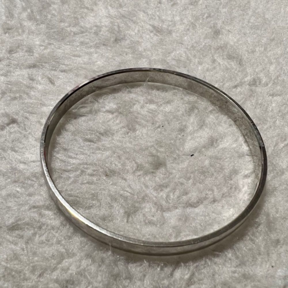 VTG Vendome Silver Tone Metal Bangle Bracelet